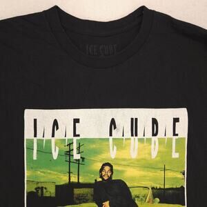 Ice Cube Rap Short Sleeve Graphic T-Shirt Adult Mens Size Extra Large XL Black